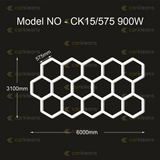 15 Grid Hex Light System