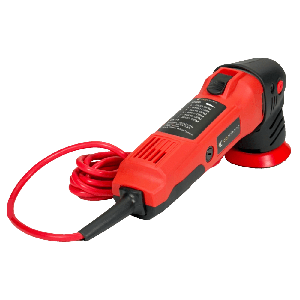CarKleans CK-75 Mini Dual Action Polisher – 380W | 3” Backing Plate