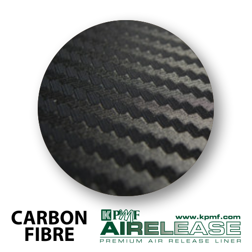 black carbon fibre film kpmf air release vinyl