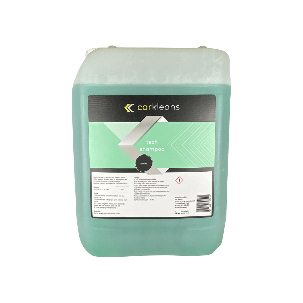 carkleans tech shampoo sour ceramic coating 5L