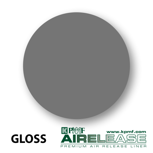 gloss dark grey film kpmf air release vinyl