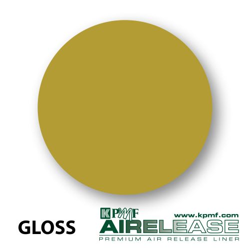 gloss gold film kpmf air release vinyl