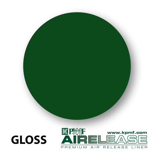 gloss pine green film kpmf air release vinyl