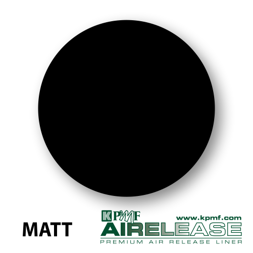 matt black film kpmf air release vinyl