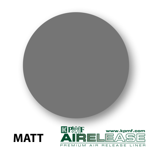 matt dark grey film kpmf air release vinyl